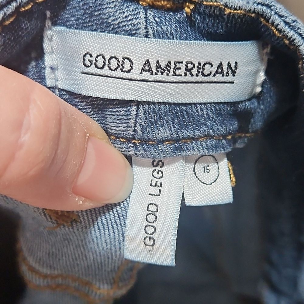 GUC Good American Alwaya Fit Good Legs Skinny Rugged Skinny Jeans - Picture 3 of 8